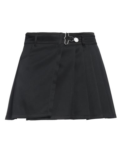 Shop Moschino Jeans Woman Shorts & Bermuda Shorts Black Size 6 Acetate, Silk