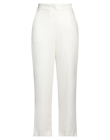Shop Maria Vittoria Paolillo Mvp Woman Pants Cream Size 10 Viscose, Wool In White