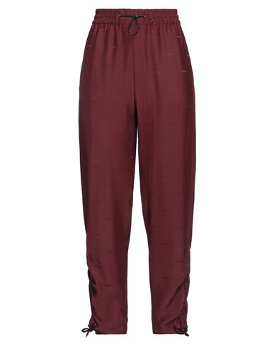 Iceberg Woman Pants Burgundy Size 6 Acetate, Viscose In Red
