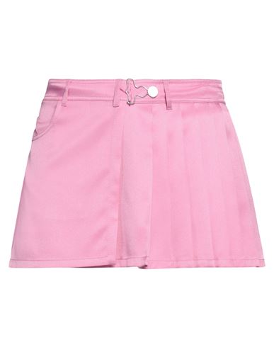 Shop Moschino Jeans Woman Shorts & Bermuda Shorts Pink Size 8 Acetate, Silk