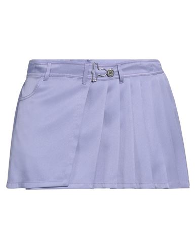 Shop Moschino Jeans Woman Shorts & Bermuda Shorts Lilac Size 8 Acetate, Silk In Purple