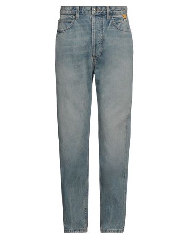 Rhude Man Jeans Blue Size 32 Cotton In Blue