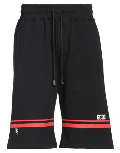 Gcds Logo-print Track Shorts In Black
