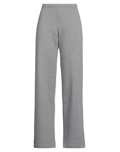 Douuod Woman Pants Grey Size M Cotton, Polyester In Gray