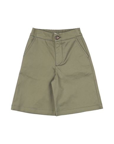 Golden Goose Toddler Boy Shorts & Bermuda Shorts Military Green Size 6 Cotton, Elastane, Polyester In Green
