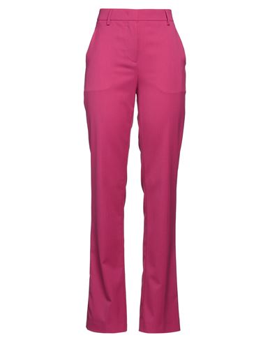 Shop Moschino Jeans Woman Pants Magenta Size 6 Polyester, Wool, Elastane