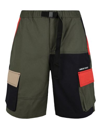 Shop Ambush Paneled Cargo Shorts Man Shorts & Bermuda Shorts Multicolored Size L Cotton In Fantasy