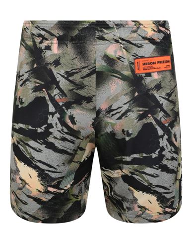 Heron Preston Dry Fit Camouflage Shorts Man Shorts & Bermuda Shorts Multicolored Size Xl Polyester