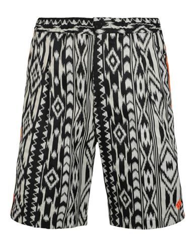 Shop Marcelo Burlon County Of Milan Marcelo Burlon Folk Jacquard Coulisse Shorts Man Shorts & Bermuda Shorts Multicolored Size Xl Polyes In Fantasy