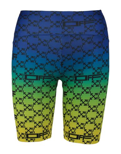Shop Off-white Athletic Monogram Shorts Woman Shorts & Bermuda Shorts Multicolored Size L Polyamide, Poly In Fantasy