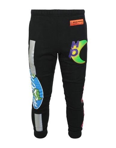 Heron Preston Hp Graphic Sweatpants Man Pants Multicolored Size L Cotton In Black