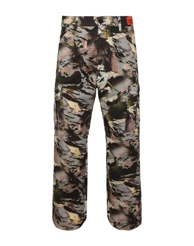 Shop Heron Preston Camouflage Cargo Pants Man Pants Multicolored Size L Cotton In Fantasy