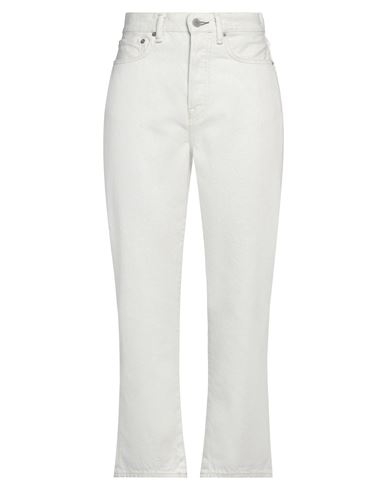 Acne Studios Woman Jeans Beige Size 29 Cotton In White
