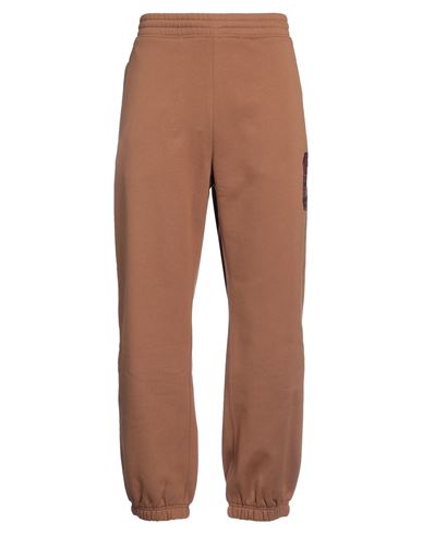 Shop Carhartt Man Pants Camel Size L Cotton, Polyester In Beige