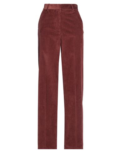 Weekend Max Mara Woman Pants Brown Size 10 Cotton In Brown