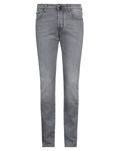 Jacob Cohёn Man Jeans Grey Size 31 Cotton, Elastomultiester, Elastane In Grey