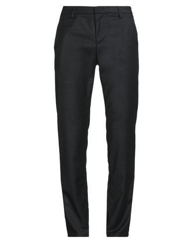 Dondup Man Pants Charcoal Size 32 Virgin Wool, Elastane In Black