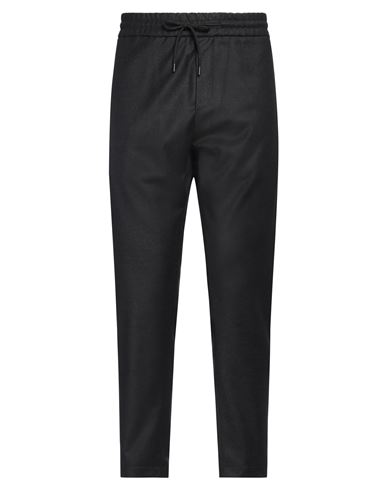 Dondup Man Pants Steel Grey Size 34 Virgin Wool, Elastane In Black