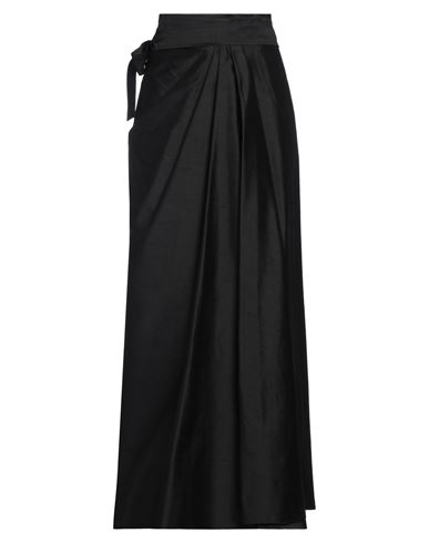 Dior Woman Maxi Skirt Black Size 8 Silk