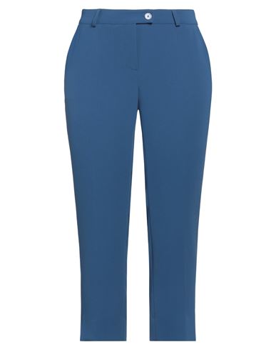 Maison Common Woman Pants Blue Size 14 Triacetate, Polyester