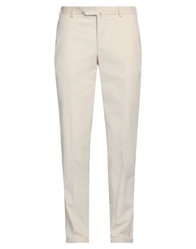 Shop Isaia Man Pants White Size 44 Cotton, Wool, Elastane