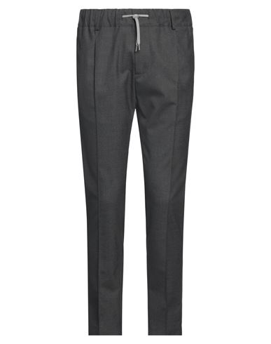 Grey Daniele Alessandrini Man Pants Lead Size 30 Polyester, Viscose, Elastane In Black