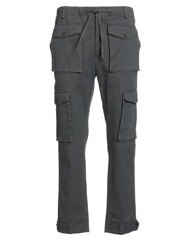 Grey Daniele Alessandrini Man Pants Charcoal Size 28 Cotton, Elastane In Black