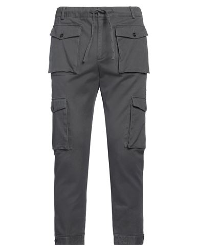 Grey Daniele Alessandrini Man Pants Lead Size 32 Cotton, Elastane In Gray