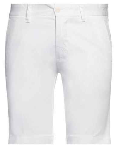 Harmont & Blaine Man Shorts & Bermuda Shorts White Size 28 Cotton, Elastane