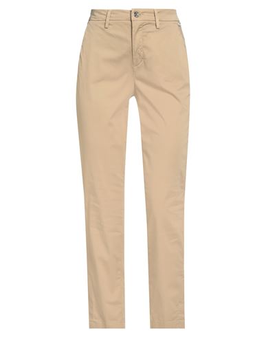 Liu •jo Woman Pants Sand Size 26 Cotton, Elastane In Beige