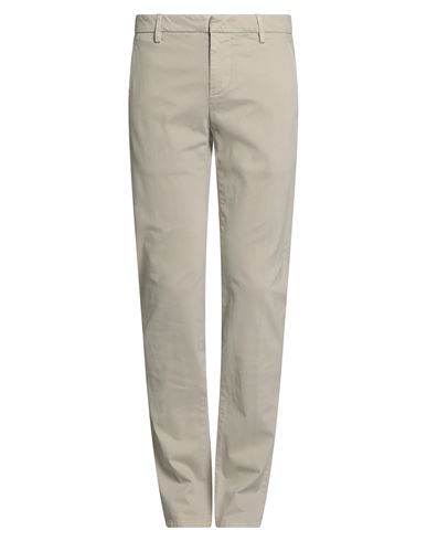 Dondup Man Pants Sand Size 30 Cotton, Elastane In Neutral