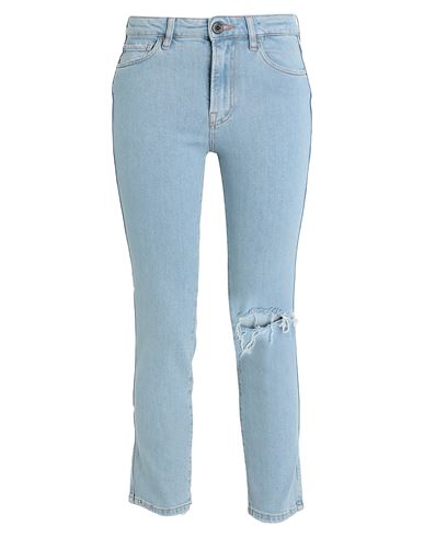 3x1 Woman Jeans Blue Size 25 Cotton, Elastane