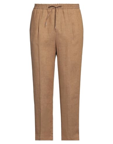 Briglia 1949 Man Pants Camel Size 30 Linen In Brown
