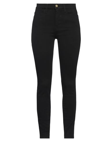 Frame Woman Pants Black Size 29 Cotton, Polyester, Elastane