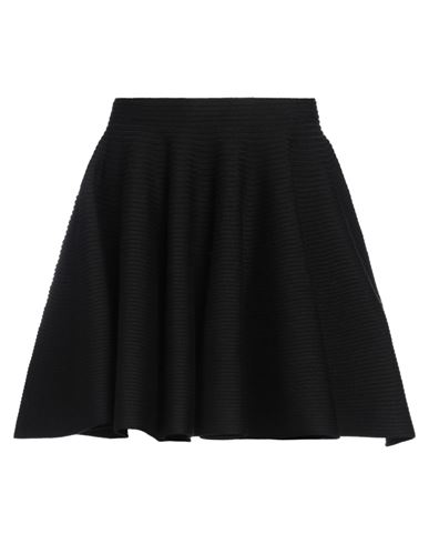 Shop Alaïa Woman Mini Skirt Black Size 4 Wool, Polyamide