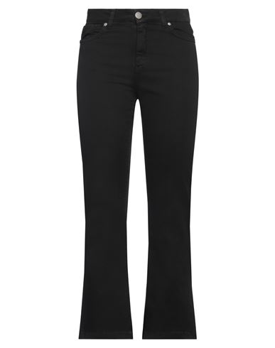 Shop Federica Tosi Woman Pants Black Size 29 Cotton, Elastane