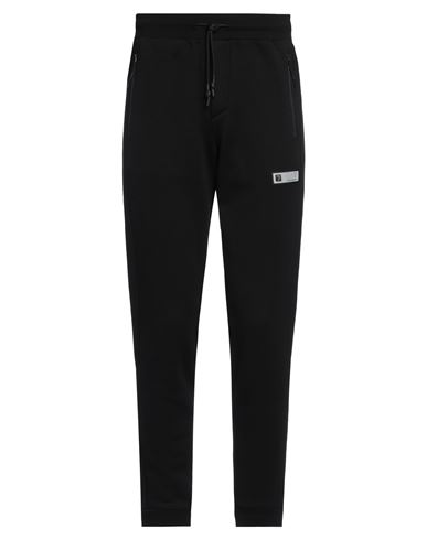 Ea7 Man Pants Black Size Xxl Polyester, Cotton In Black