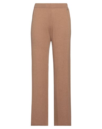 Souvenir Woman Pants Camel Size M Wool, Viscose, Polyamide, Cashmere In Beige