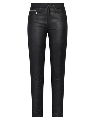 Kaos Jeans Woman Pants Black Size 27 Polyurethane, Viscose In Black