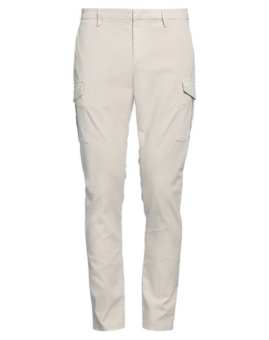 Dondup Man Pants Off White Size 32 Cotton, Elastane