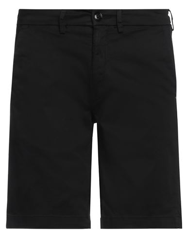 Liu •jo Man Man Shorts & Bermuda Shorts Black Size 32 Cotton, Elastane