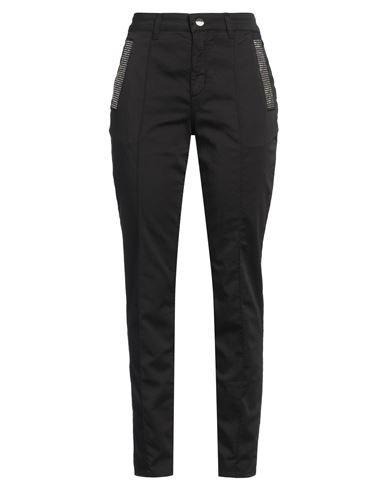 Liu •jo Woman Pants Black Size Xl Cotton, Polyester, Elastane In Black
