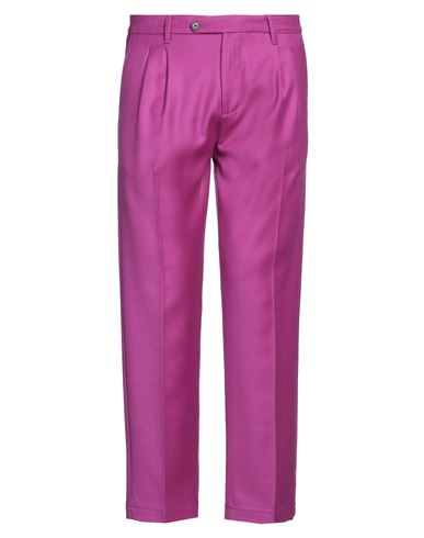 Massimo Alba Man Pants Purple Size 34 Wool In Pink