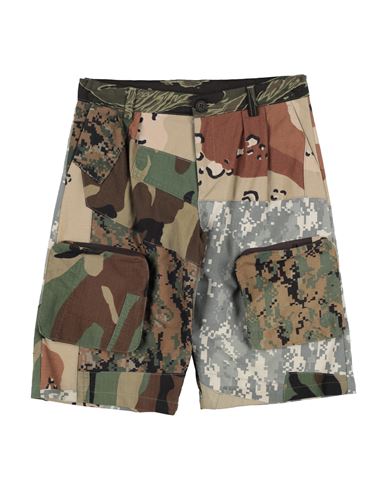 Dolce & Gabbana Toddler Boy Shorts & Bermuda Shorts Military Green Size 4 Cotton, Polyamide, Polyest In Green
