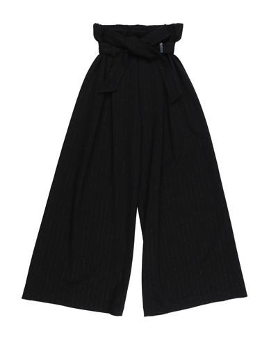 Monnalisa Toddler Girl Pants Black Size 6 Viscose, Polyamide, Elastane In Black