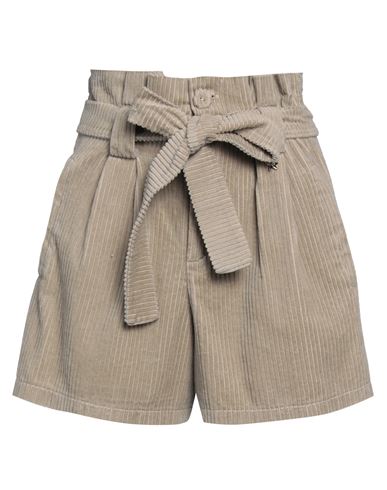 Souvenir Woman Shorts & Bermuda Shorts Beige Size Xs Cotton In Neutral