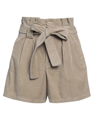 Souvenir Woman Shorts & Bermuda Shorts Beige Size S Cotton