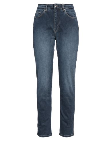 Shop Chiara Ferragni Woman Jeans Blue Size 28 Cotton, Elastane