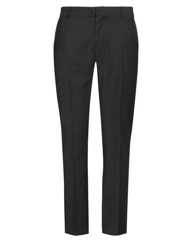 Grey Daniele Alessandrini Man Pants Black Size 34 Wool, Polyester, Elastane