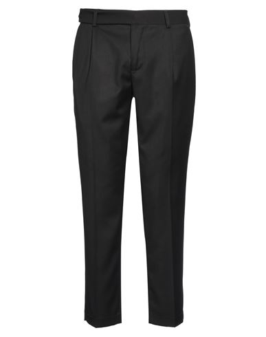 GREY DANIELE ALESSANDRINI GREY DANIELE ALESSANDRINI MAN PANTS BLACK SIZE 26 POLYESTER, VISCOSE, ELASTANE 